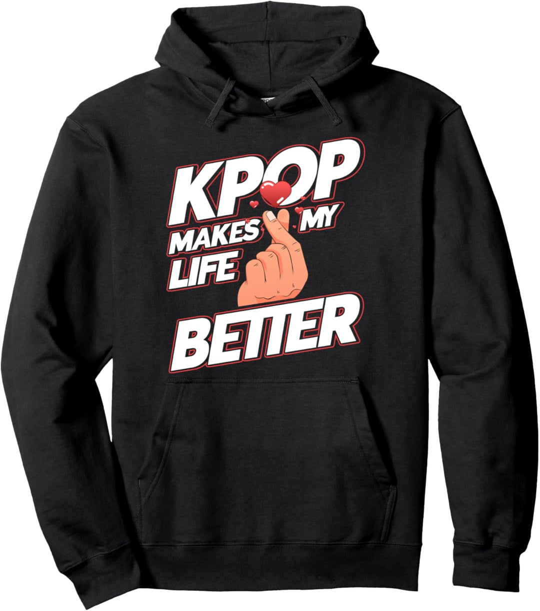 Kpop Kpop macht mein Leben besser Kpop Merch Pullover Hoodie