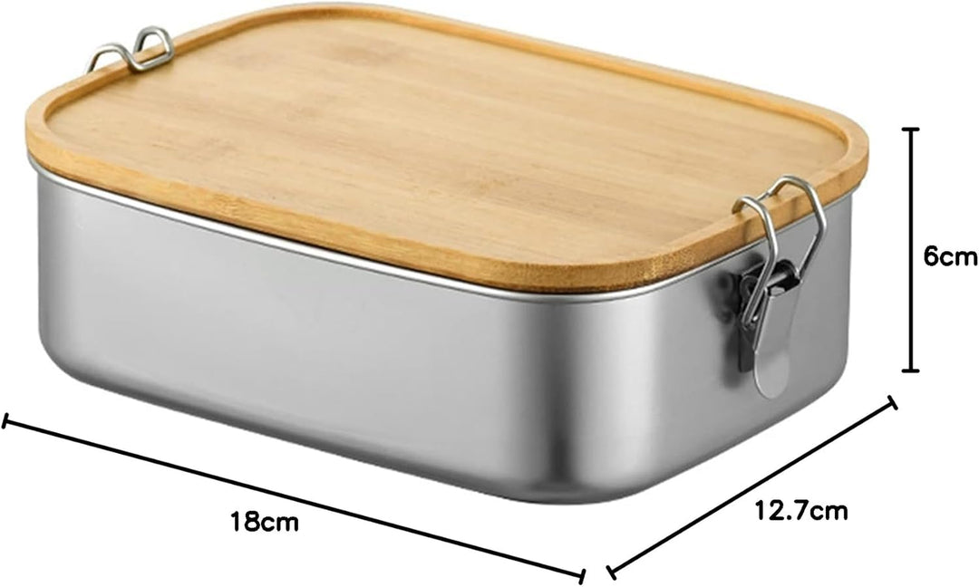 Bento Lunchbox für Erwachsene/Kinder,Edelstahl Brotdose und Lunchbox 800ml/1200ml/1500ml,Metalldose