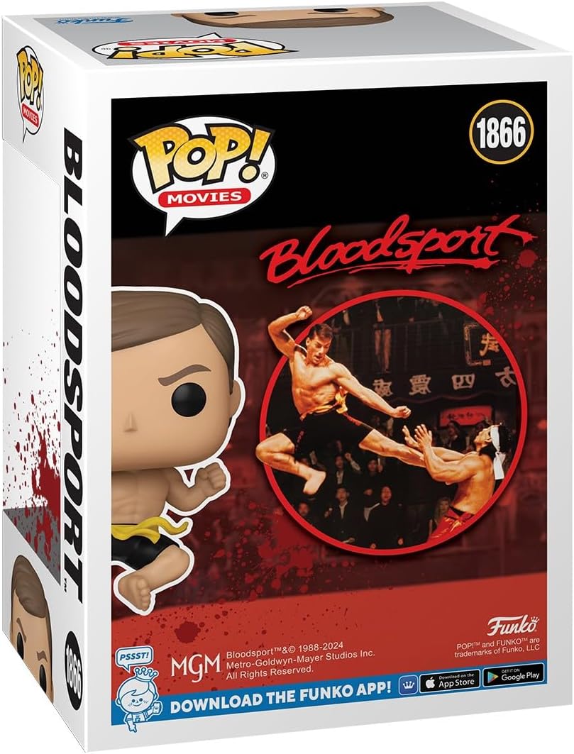 Funko POP! Movies: Bloodsport - Frank Dux - Vinyl-Sammelfigur - Geschenkidee - Offizielle Handelswar