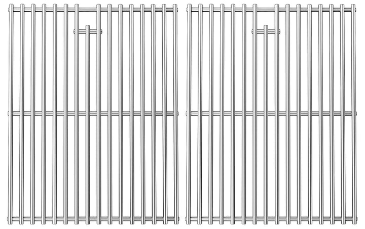 GFTIME Edelstahl Grillrost 43,2 × 33,5 cm, Grillrost Ersatz für Landmann Triton, Enders Boston/Monro