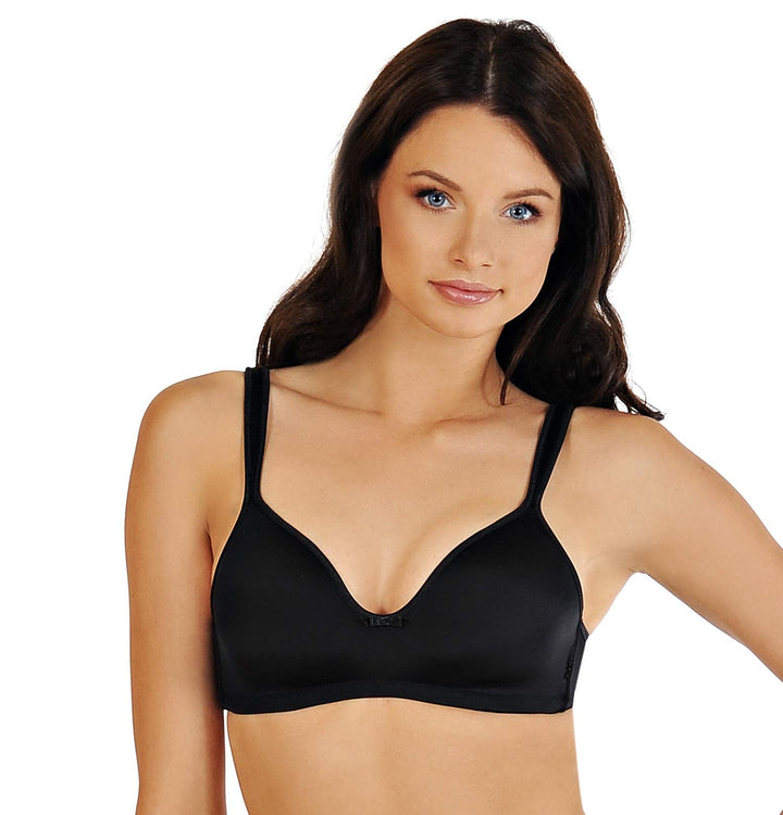 Lisca Damen Victoria Wireless Soft BH ohne Bügel 20145, Schwarz, 90D