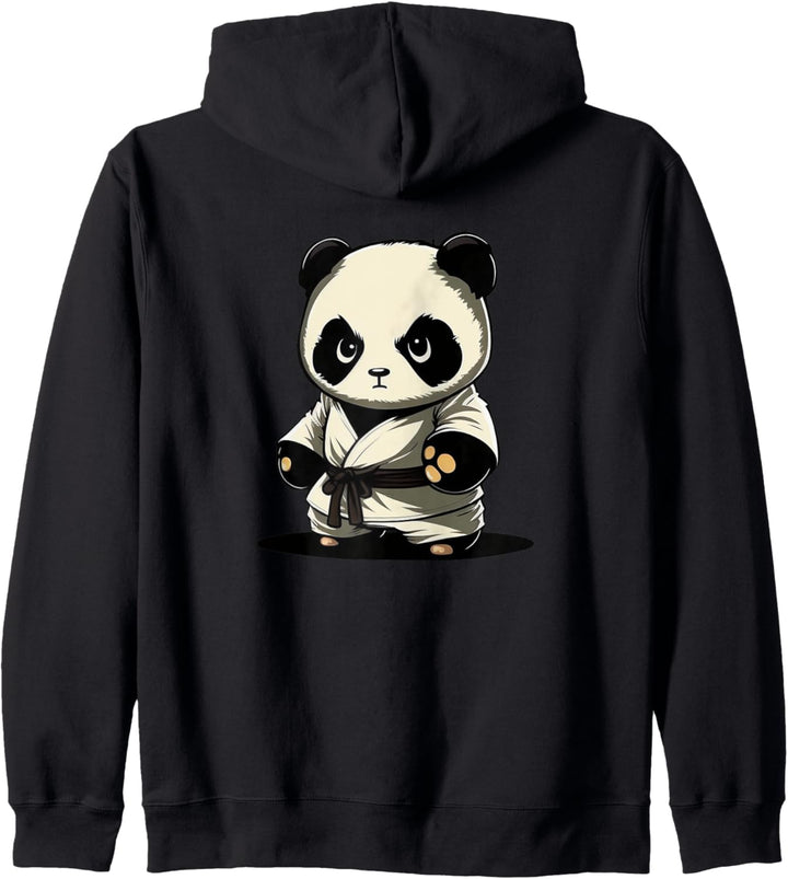 Japan Judo Panda - Niedlicher Kampfsport Judoka Panda Kapuzenjacke