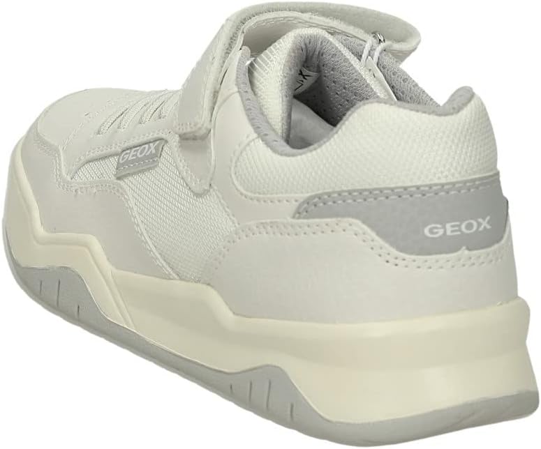 Geox Jungen J Perth Boy B Sneakers 30 EU White Lt Grey, 30 EU White Lt Grey