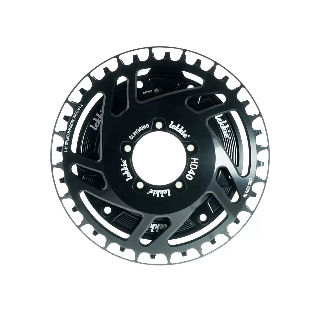 windmeile | Lekkie Bling Ring Complete Set, 40T, für Bafang BBS03 BBSHD, Kettenblatt, Drive Cover, S