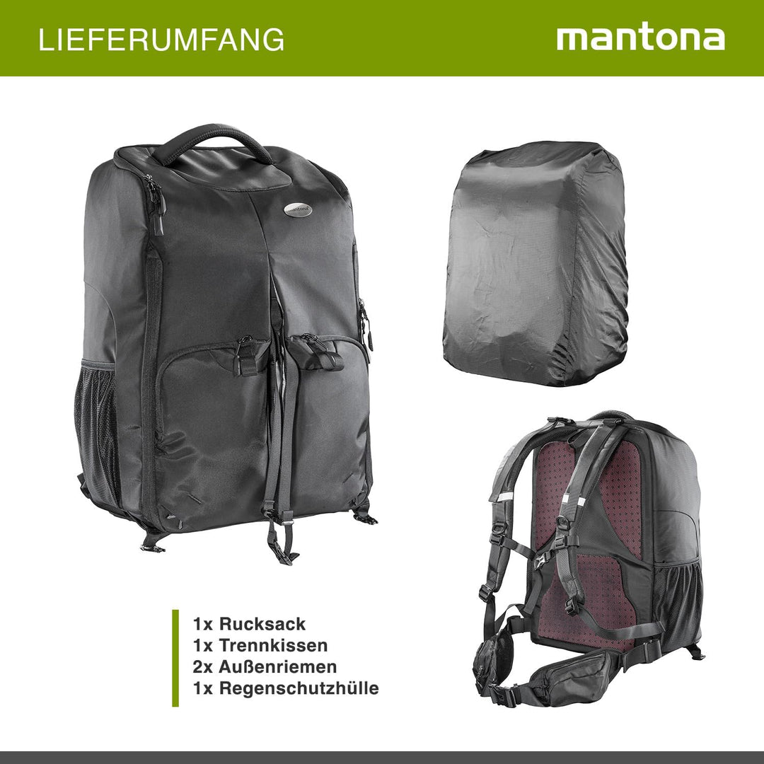 Mantona universal Drohnenrucksack schwarz