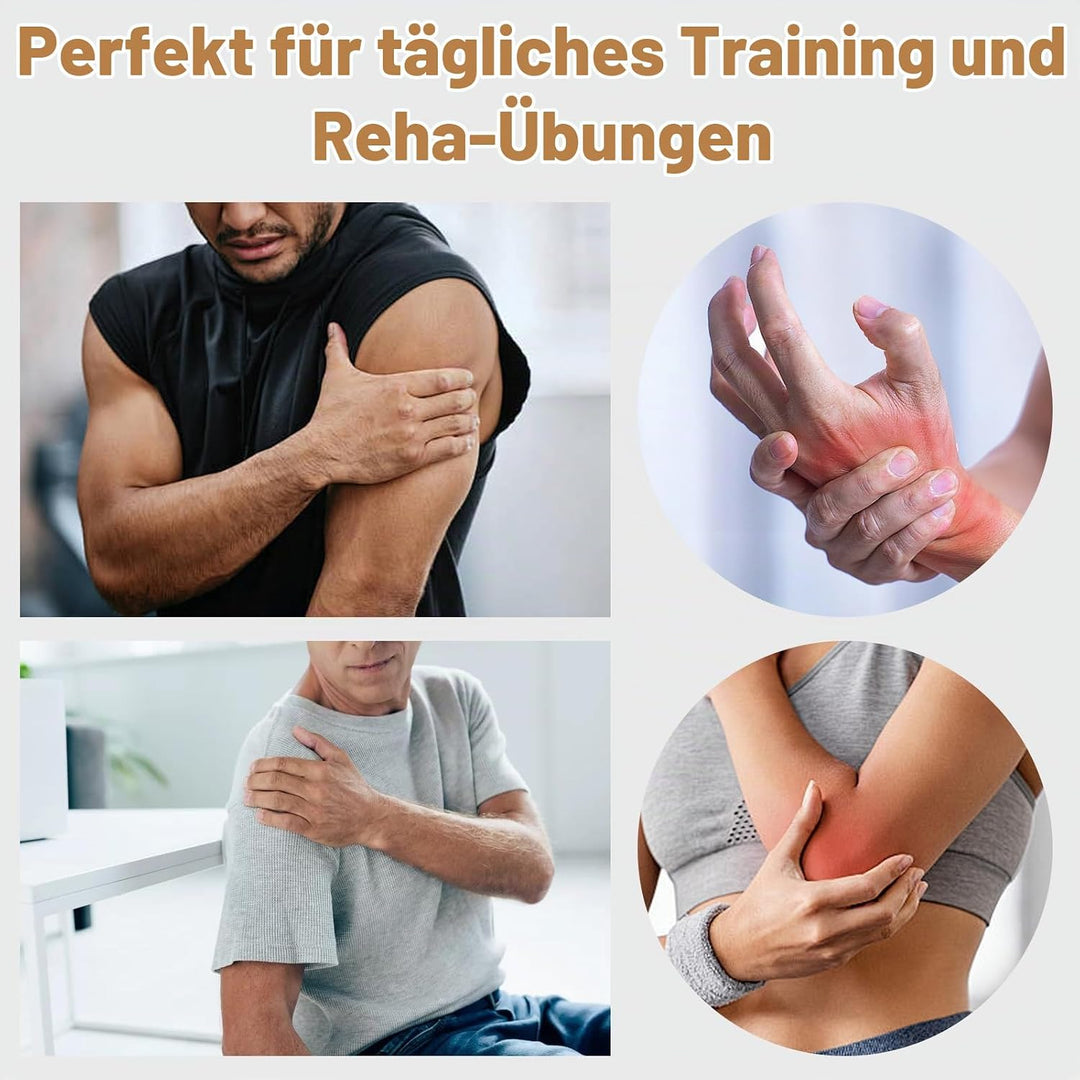 Armtrainer für Physiotherapie, Mini Heimtrainer, Armdrücken Trainer Exerciser, Tragbare Armrotations