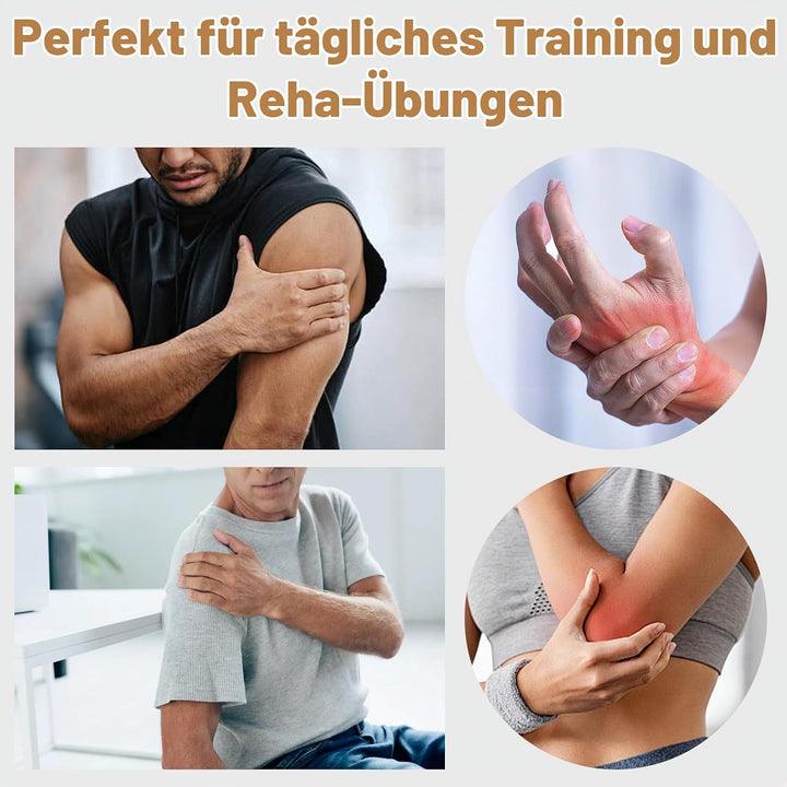 Armtrainer für Physiotherapie, Mini Heimtrainer, Armdrücken Trainer Exerciser, Tragbare Armrotations