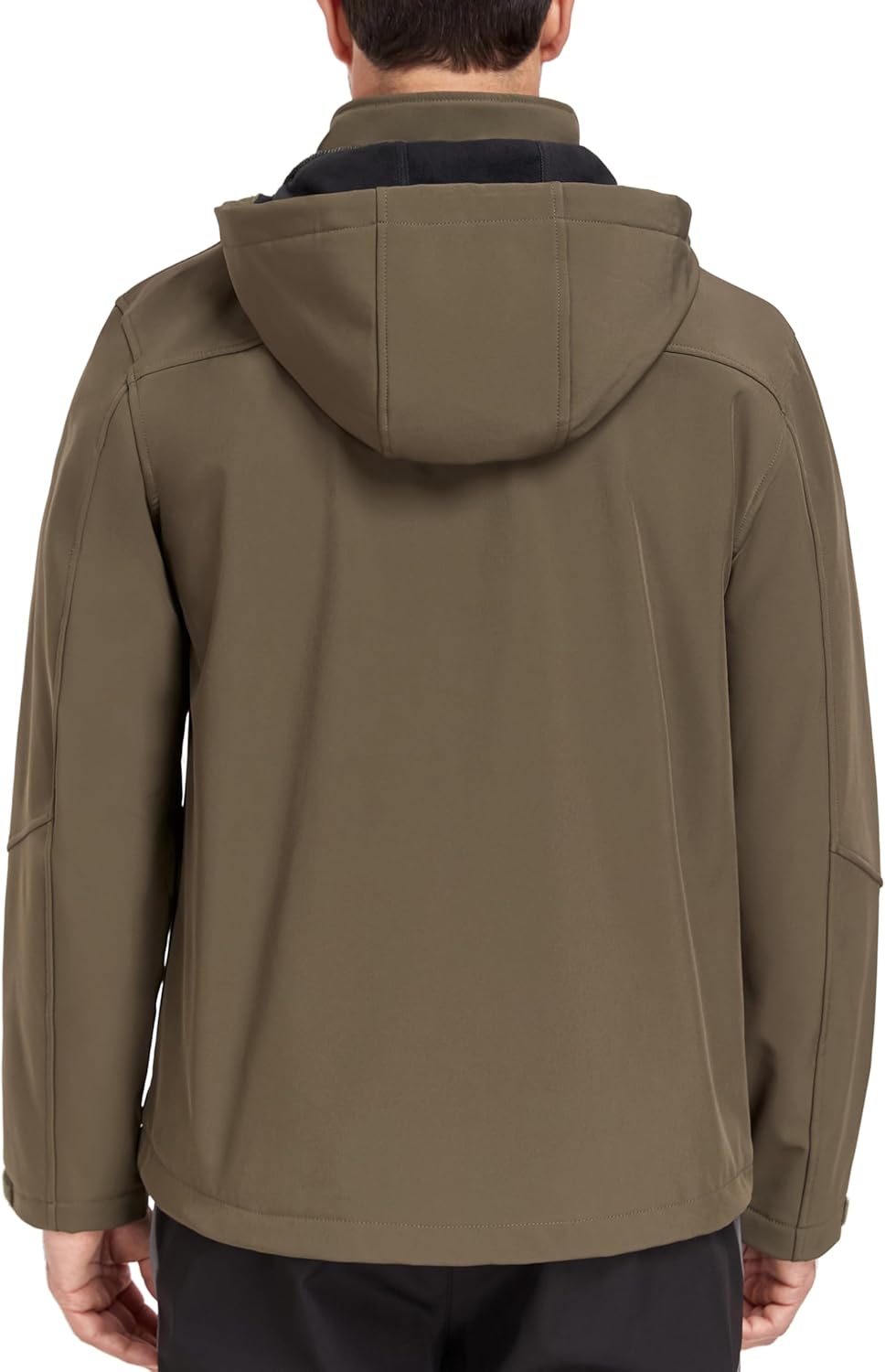 Little Donkey Andy Softshelljacke für Herren mit abnehmbarer Kapuze, Fleecefutter und Wasserabweisen