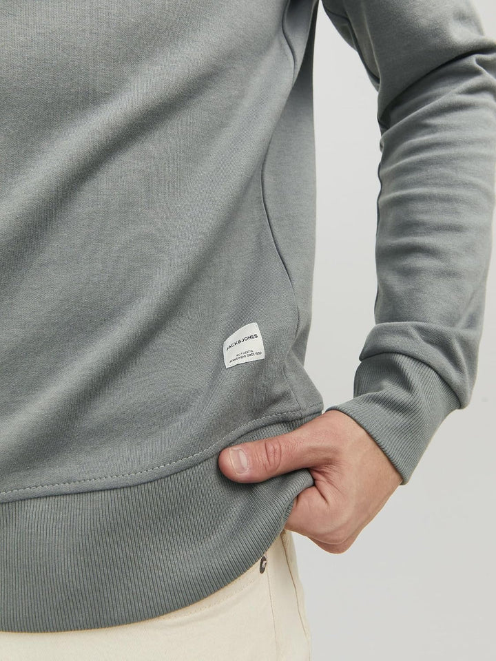 JACK &amp; JONES Herren Jjebasic Sweat Crew Neck Noos Sweatshirt (1er Pack) XL Sedona Sage/Fit:reg, XL S