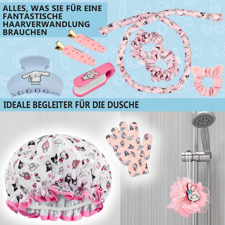 Get Trend Hello Kitty Sanrio Adventskalender 2025 mit Accessoires, Beauty Produkte, Weihnachtskalend