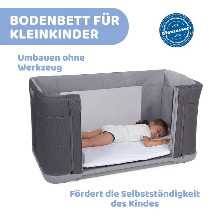 Chicco Next2Me Forever Moon Grey Schaukelbett Mondgrau 60 x 120 cm, Mondgrau 60 x 120 cm