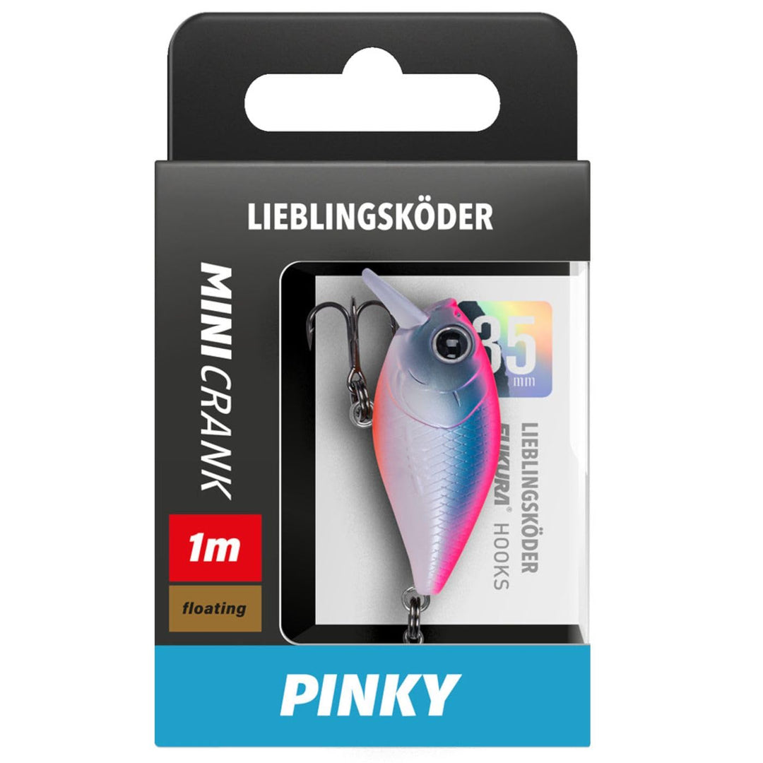 Lieblingsköder Mini Crank 35mm 3,6g - Wobbler Pinky, Pinky
