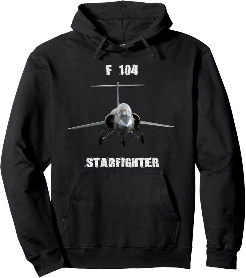 F-104 Militärflugzeug Pullover Hoodie