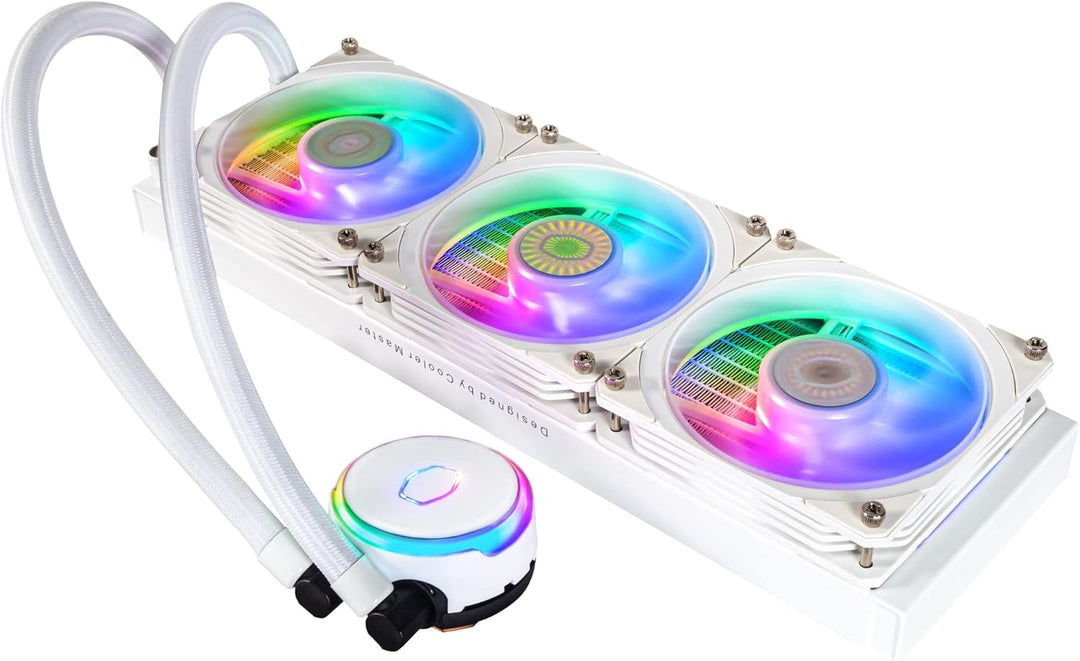 Cooler Master MasterLiquid PL360 Flux CPU-Kühler - AIO Wasserkühlung mit 3 x 120mm Lüfter, 360mm Küh