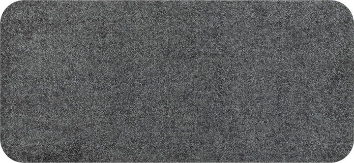 Salonloewe Fussmatte waschbar Anthrazit 030x060 cm Schuhparkplatz einfarbig Eingangs-Matte schmal An
