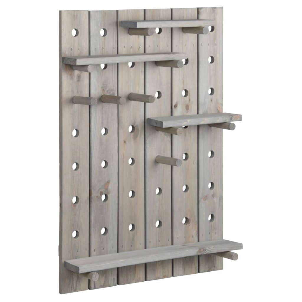 Esschert Design STECKBRETT Wandboard Garten Werkzeug Holz verstellbar Geräte