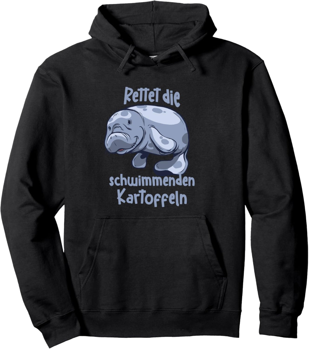 Seekuh Sirenia Seekühe süsses Tier Manati Spruch Geschenk Pullover Hoodie