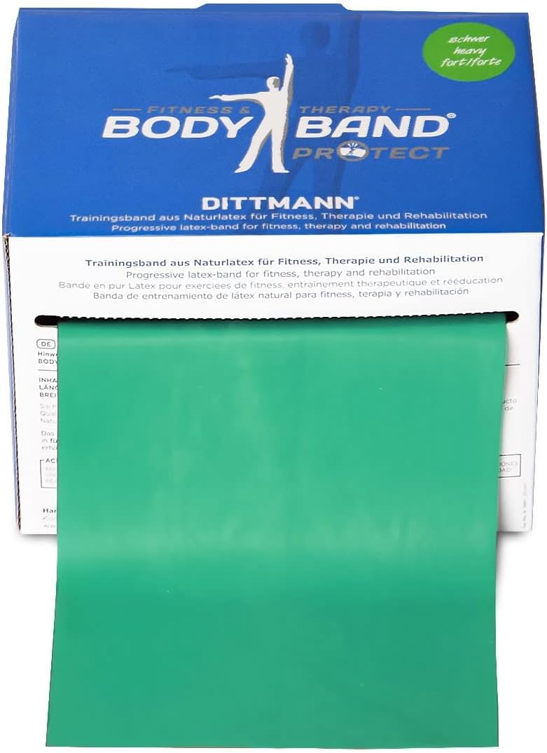 DITTMANN Body Band 25 m grün (stark) Trainingsband