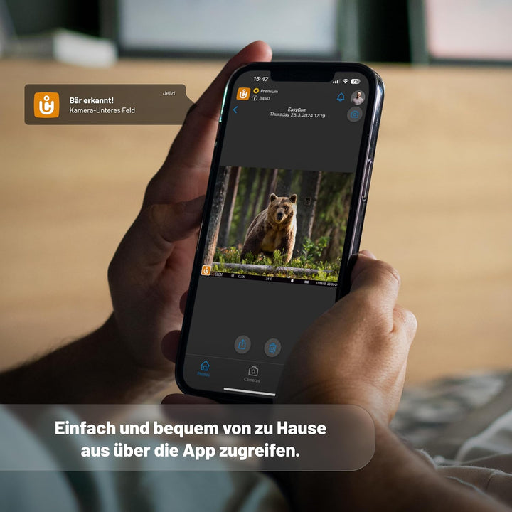 icuserver ICU CLOM EasyCam 50° Erfassungswinkel Winkel, ICU Wildkamera mit 16GB SD-Karte, 4G/LTE Int