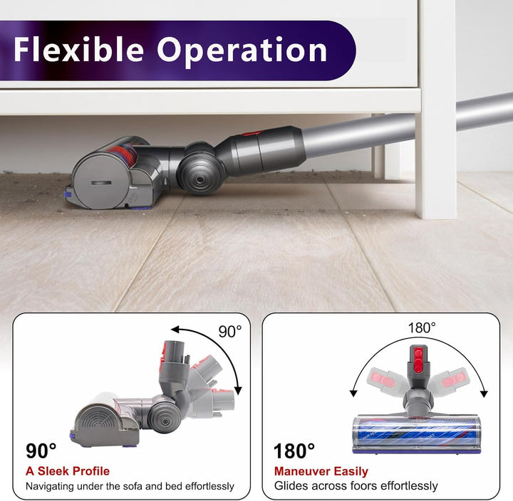 Ersatzbürstenkopf für Dyson V12 Detect Slim Anti-Tangle, V12 Detect Slim Direct Drive elektrische Tu