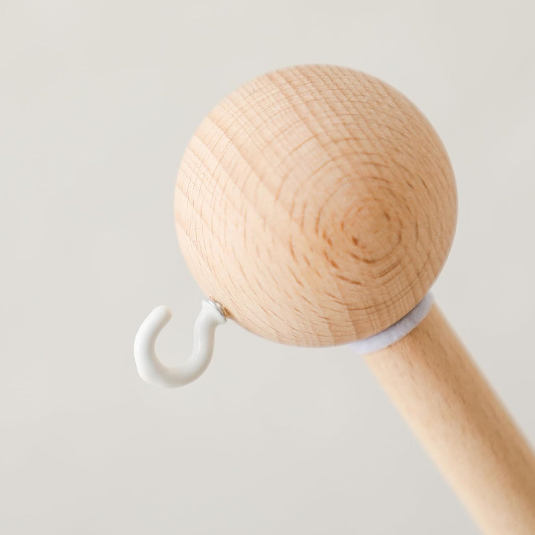 Baby Mobile Halterung Holz Wolken Design für Babybett,Kinderzimmer Wickeltisch Laufstall DIY Baby Mo