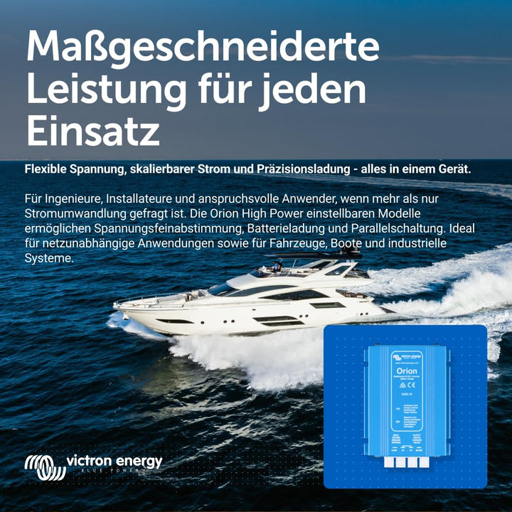 Victron Energy Orion IP20 12/24-Volt 10 Amp DC-DC Konverter Nicht isoliert, Hohe Leistung 12/24-Volt