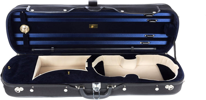 Geigenkoffer Holz 4/4 marineblau M-Case