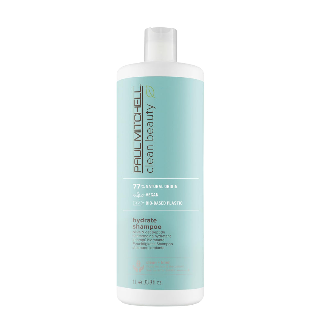 Paul Mitchell Clean Beauty Hydrate Shampoo – Reichhaltige Haar-Wäsche Mit Oliven-Öl, Feuchtigkeitssp
