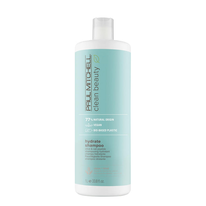 Paul Mitchell Clean Beauty Hydrate Shampoo – Reichhaltige Haar-Wäsche Mit Oliven-Öl, Feuchtigkeitssp