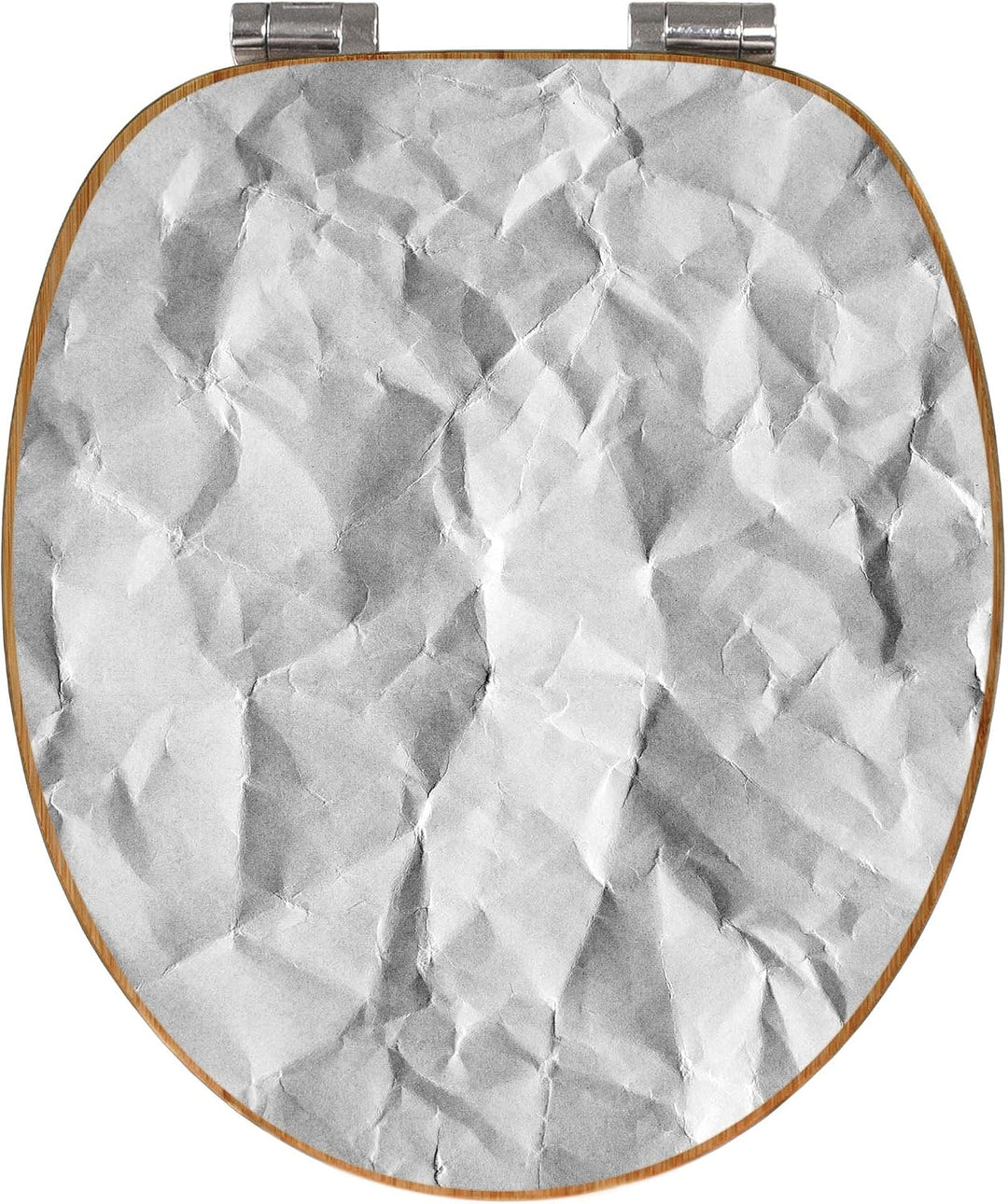 banjado Design WC Sitz Bambus Absenkautomatik 45,8x37,5cm - Toilettendeckel mit Absenkautomatik Holz