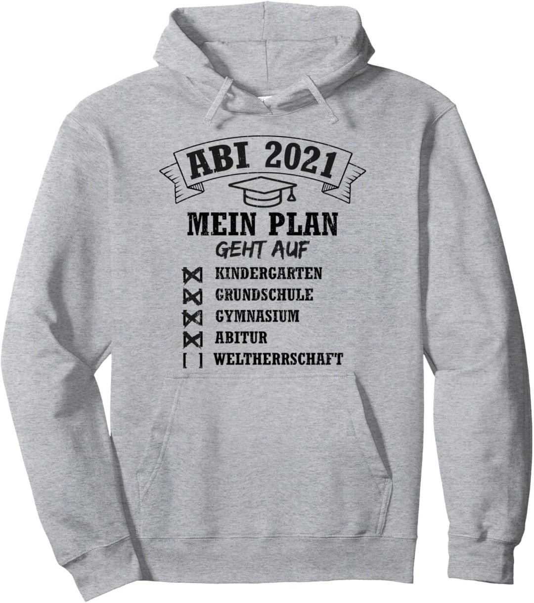Abi 2021 Abiturient Abitur Geschenk Vintage Abschluss Pullover Hoodie