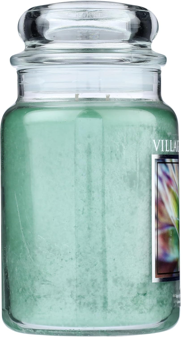 Village Candle - Awaken Spa -Tradition Jar - 2-Dochtkerze - Eukalypthus/Pfefferminze - 602g - Large