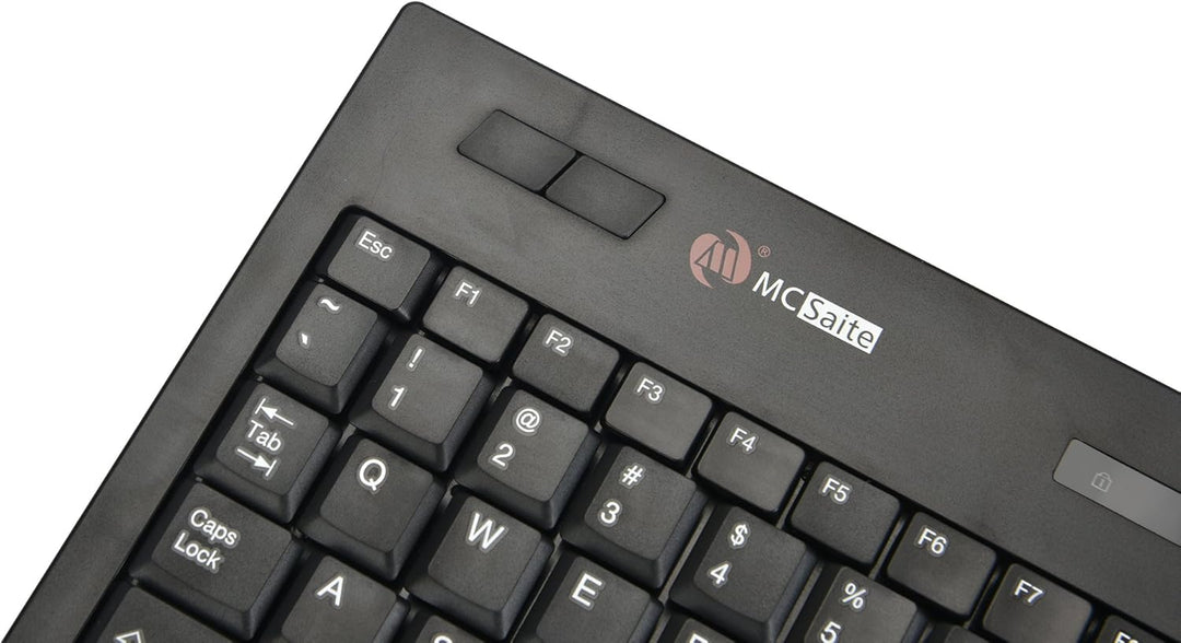 MCSaite Wired Trackball Tastatur mit Tastatur und Roll Maus Combo - 11.8x7.5x1.4 Zoll nach - für PC
