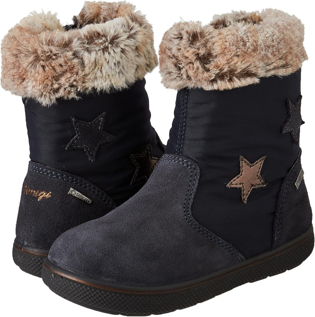 PRIMIGI Mädchen Snorky GTX Fashion Boot 23 EU Dunkelblau, 23 EU Dunkelblau