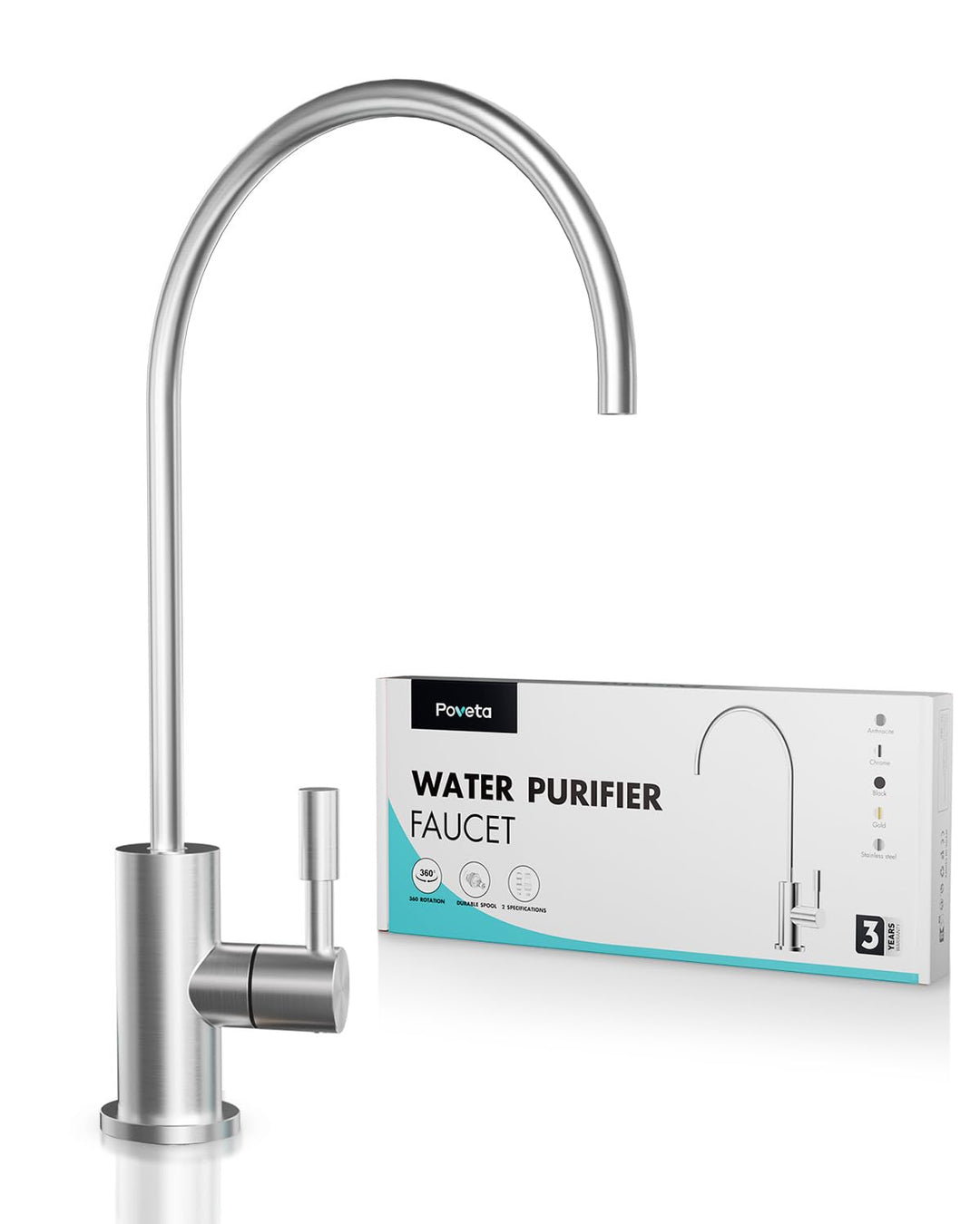 Trinkwasserhahn, Wasserhahn Küche Für Umkehrosmose Oder Wasserfiltersystem, Küchenarmatur Aus Edelst