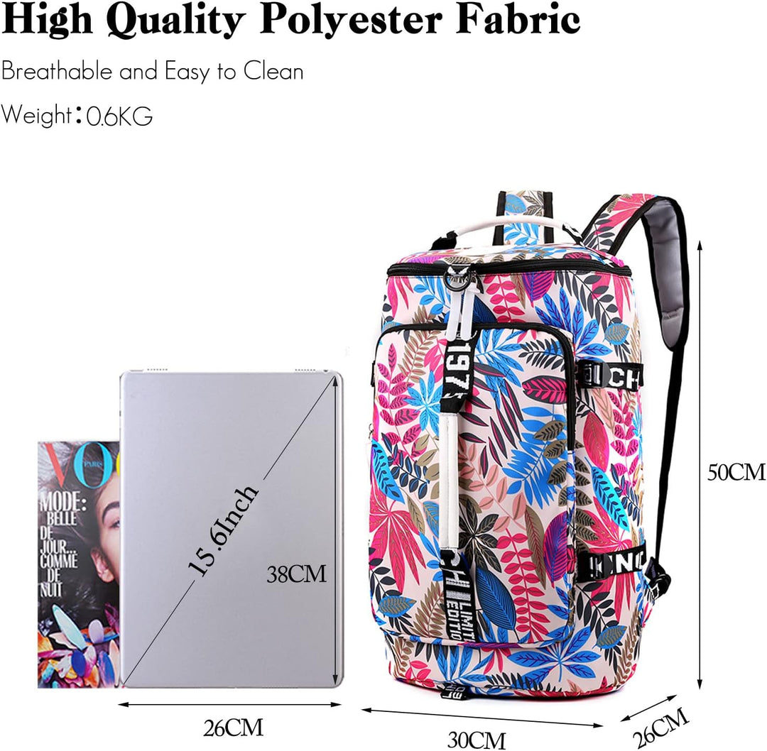 FANDARE Reisetaschen Sporttasche Laptop Tasche Damen Umhängetasche Herren Handgepäck Schultertasche