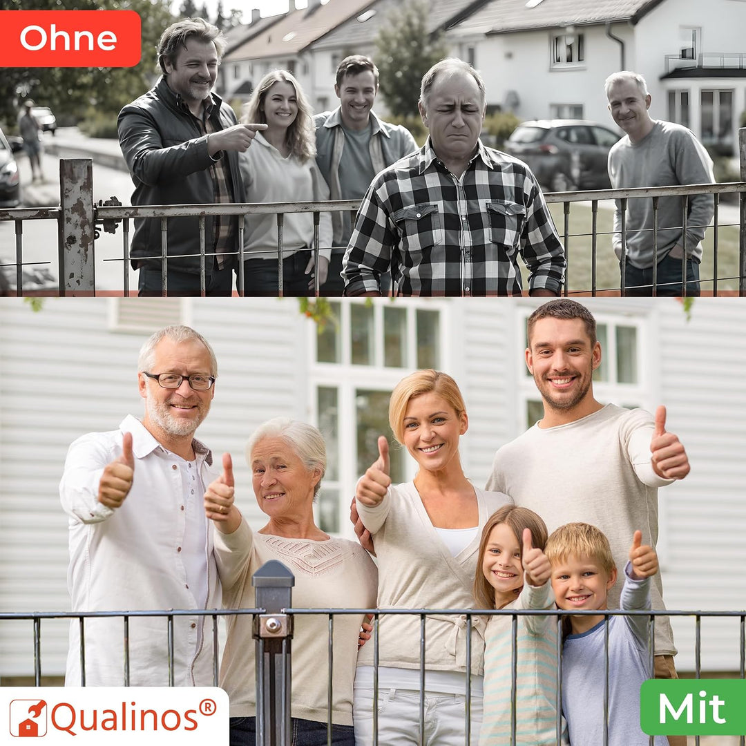 10x Zaunkappen Kunststoff 40x60mm mit Runddach | Pfostenkappen für Doppelstabmattenzaun | Abdeckkapp
