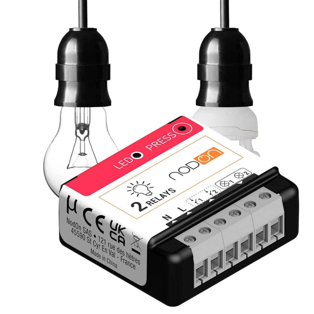 NodOn SIN-4-2-20 Zigbee Beleuchtungsmodul - 100% interoperativ Zigbee - kompatibel mit Alexa, Jeedom