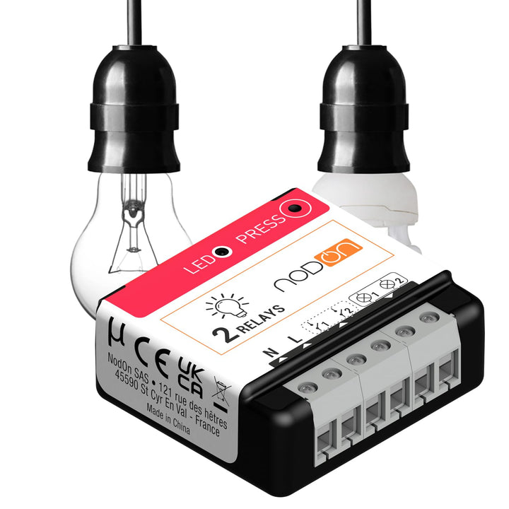 NodOn SIN-4-2-20 Zigbee Beleuchtungsmodul - 100% interoperativ Zigbee - kompatibel mit Alexa, Jeedom