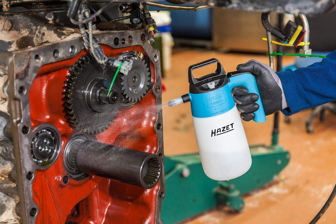 HAZET Pumpsprühflasche 199N-1 - Sprühflasche zur Desinfektion von Flächen, gekapselter Pumpmechanism