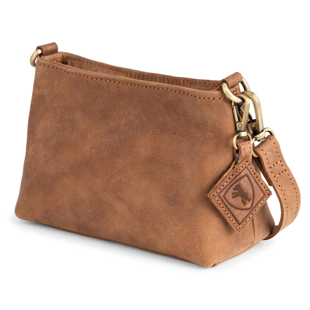 Berliner Bags Vintage Umhängetasche Marbella XS, Kleine Schultertasche Crossbody Bag aus Leder, Hand