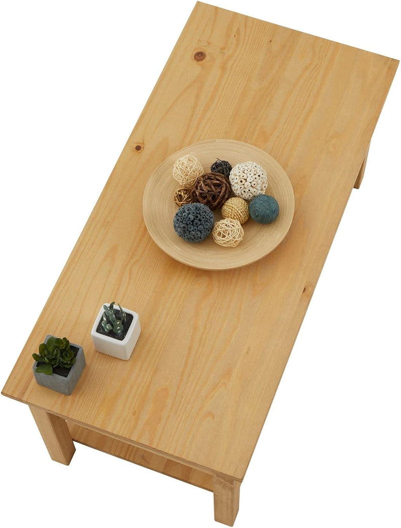 IDIMEX Couchtisch Tequila, schöner Beistelltisch mit 2 Schubladen, Wohnzimmertisch im Landhaus Stil,