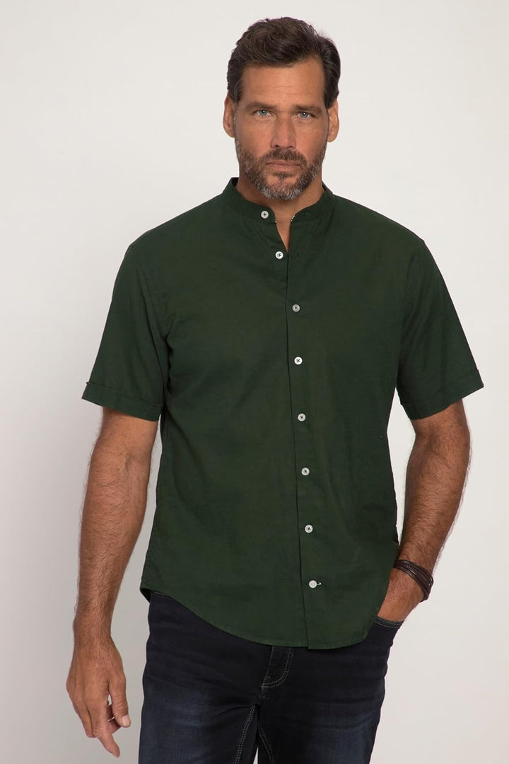JP 1880 Herren Hemd 3XL Dunkelgrün, 3XL Dunkelgrün