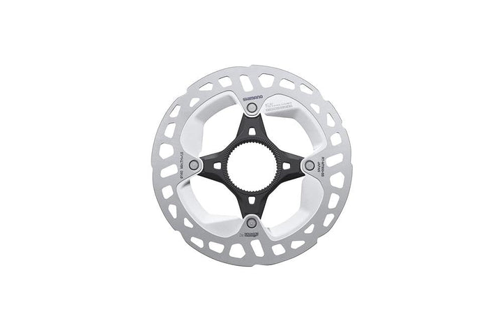 SHIMANO RT-MT800 Bremsscheibe Center-Lock silber/schwarz 2020 Scheibenbremse vorne silver/black 140m