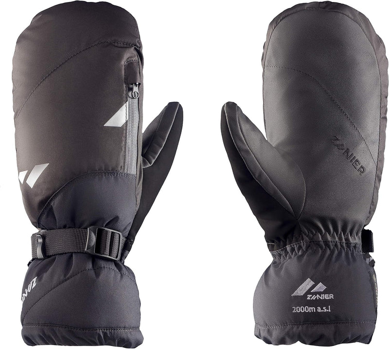 Zanier-Unisex-Fäustlinge-RIDE.GTX MITTEN 10 Schwarz, 10 Schwarz