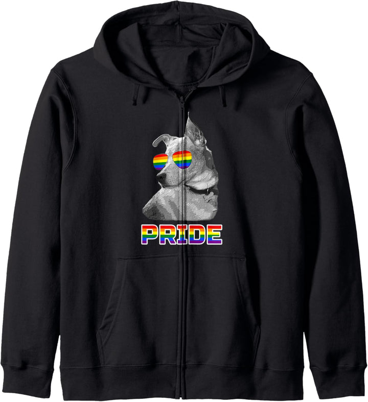 Dog Pride Gay Lesbian LGBT Awareness Rainbow Flag Kapuzenjacke