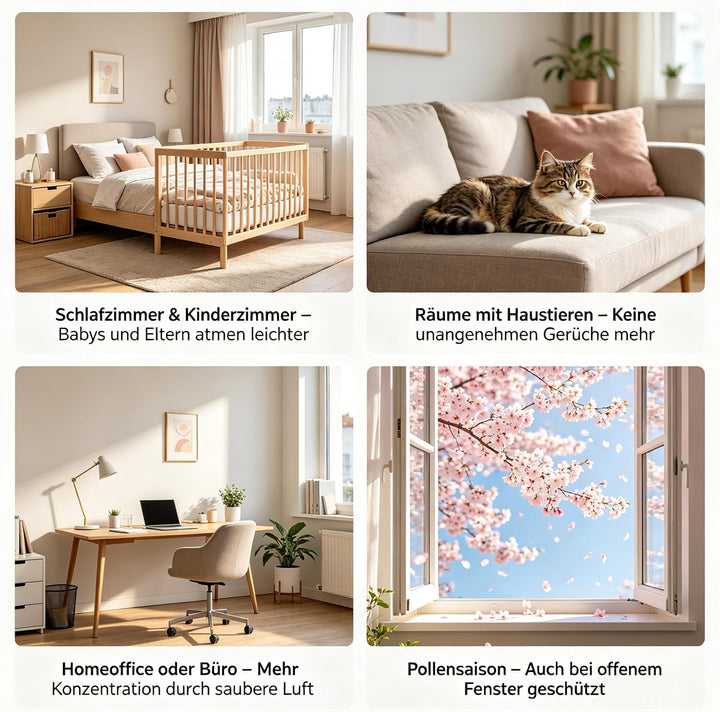 H7124 Ersatzfilter für Goveelife H7124 Luftreiniger, 3-in-1 H13 HEPA Filter und Hocheffizienter Akti