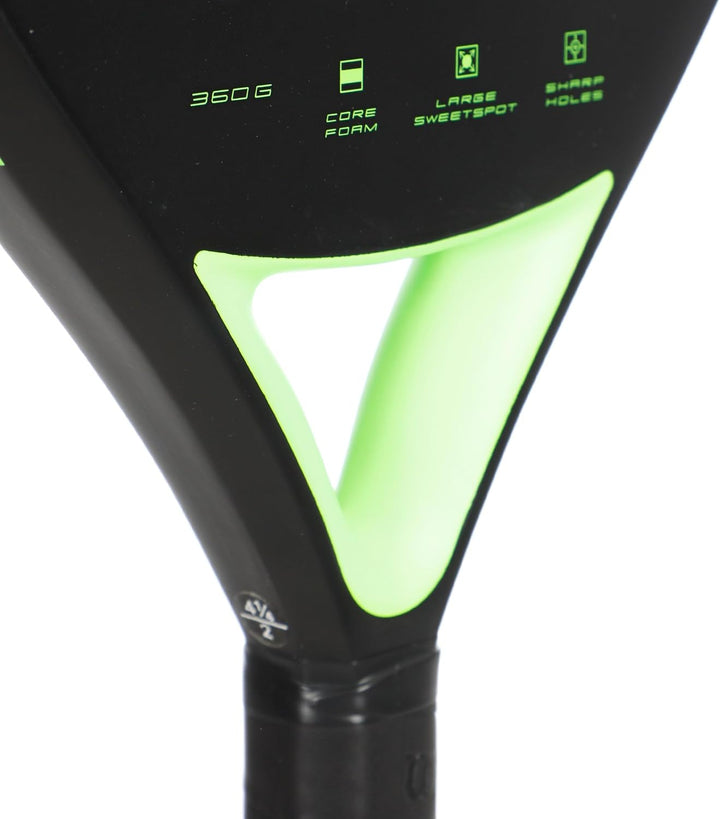 Wilson Match Point Padel Blk/Lime 2 Padelschläger 388g Unisex schwarz