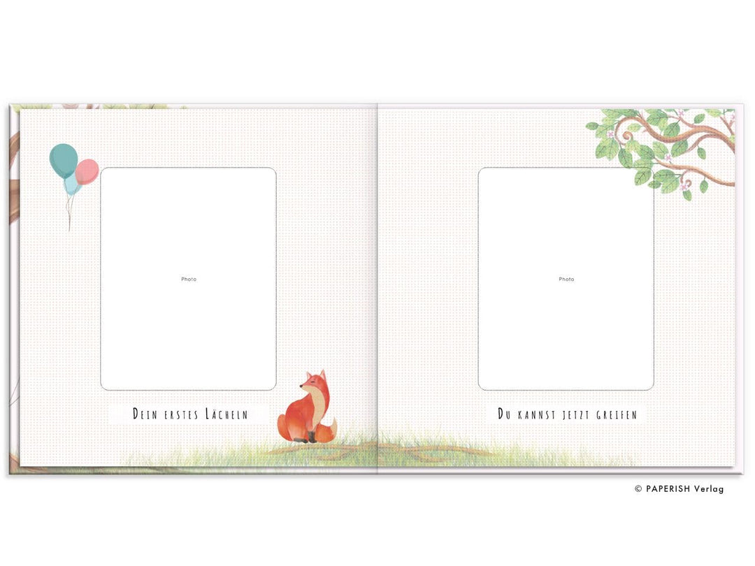 Babyalbum - UNSER ERSTES GEMEINSAMES JAHR (rosé): Die schönsten Momente und Erinnerungen - Erinnerun
