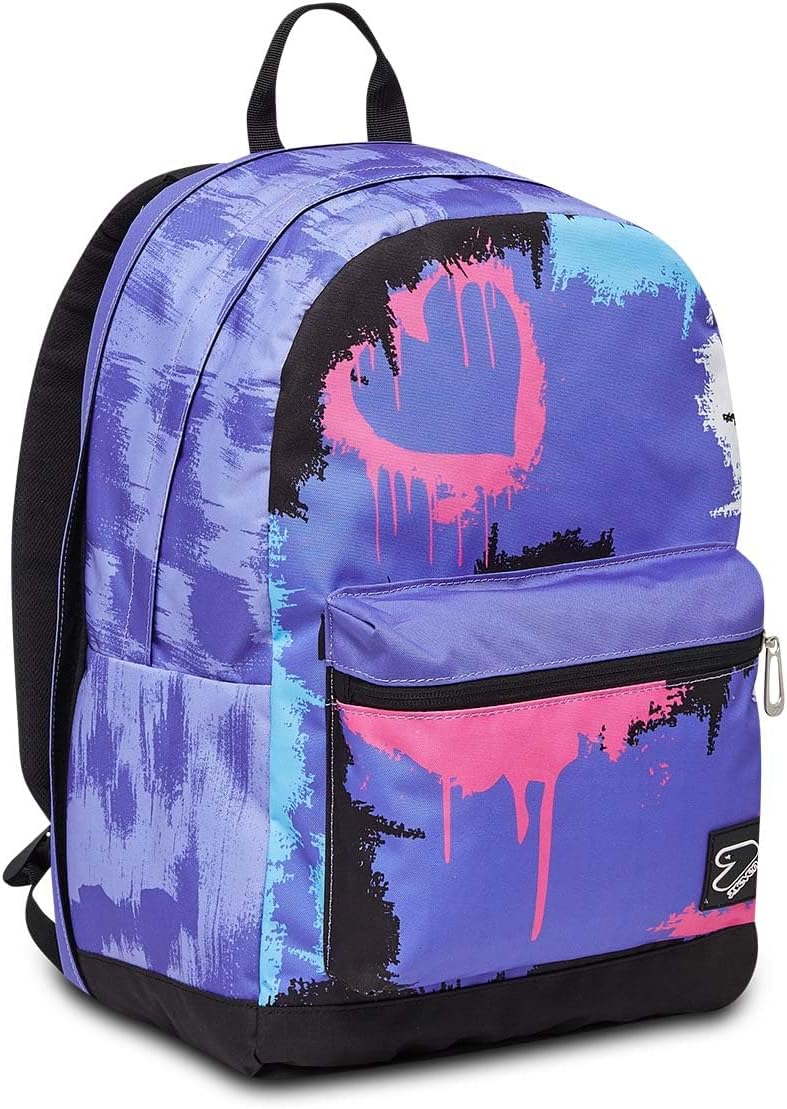Seven Wende-Rucksack, Schulranzen aus nachhaltigem Stoff, Geräumige Schultasche für Teenager, Mädche